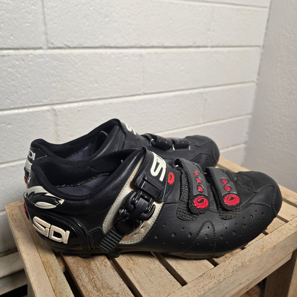 Sidi Genius 5 Narrow Lorica MTB Cycling Shoes Mens 45 Mountain Bike SPD Cleats